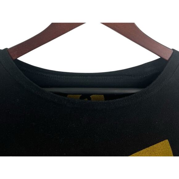 WU-TANG T-Shirt Long Sleeve Large Lucky Brand Yellow Black Cash Rules Streetwear - Picture 5 of 10